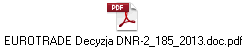 EUROTRADE Decyzja DNR-2_185_2013.doc.pdf