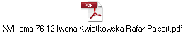 XVII ama 76-12 Iwona Kwiatkowska Rafał Paisert.pdf