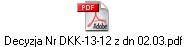 Decyzja Nr DKK-13-12 z dn 02.03.pdf