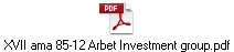 XVII ama 85-12 Arbet Investment group.pdf