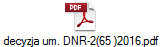 decyzja um. DNR-2(65 )2016.pdf