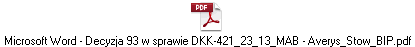 Microsoft Word - Decyzja 93 w sprawie DKK-421_23_13_MAB - Averys_Stow_BIP.pdf