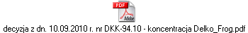 decyzja z dn. 10.09.2010 r. nr DKK-94.10 - koncentracja Delko_Frog.pdf