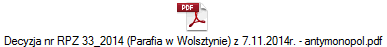 Decyzja nr RPZ 33_2014 (Parafia w Wolsztynie) z 7.11.2014r. - antymonopol.pdf