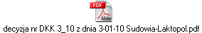 decyzja nr DKK 3_10 z dnia 3-01-10 Sudowia-Laktopol.pdf
