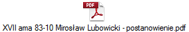 XVII ama 83-10 Mirosław Lubowicki - postanowienie.pdf